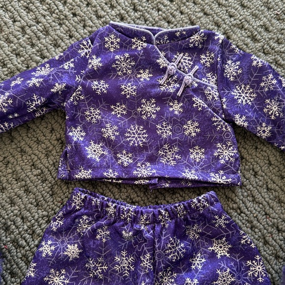American Girl Doll Pjs With Slippers - Picture 2 of 2